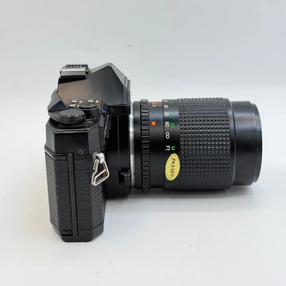 Cosina CT-7 / Petri GX-4 35mm SLR Film Camera W/ Petri 135mm f2.8 Lens TESTED!!